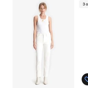 Mother jeans, Tomcat button fly (creampuff) Sz29